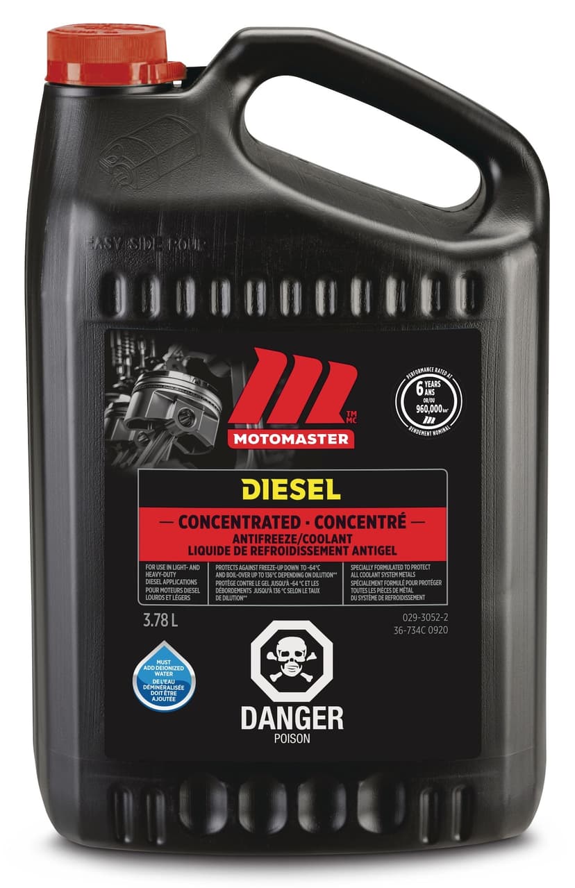 MotoMaster Long Life Diesel Concentrated Anti-Freeze/Coolant, 3.78-L