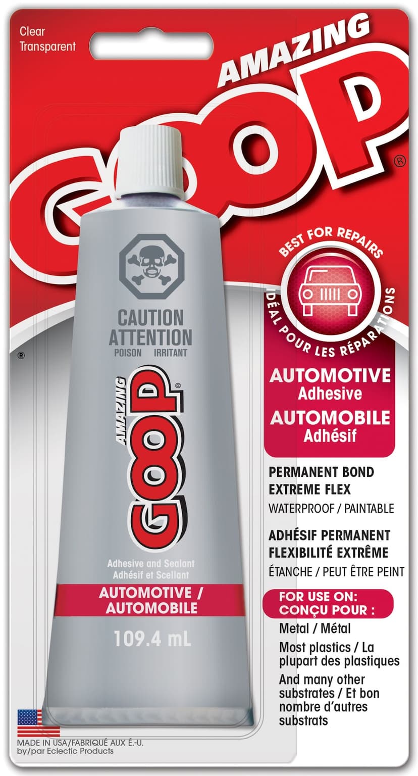 Amazing GOOP Automotive Adhesive & Sealant, Clear, 109-mL