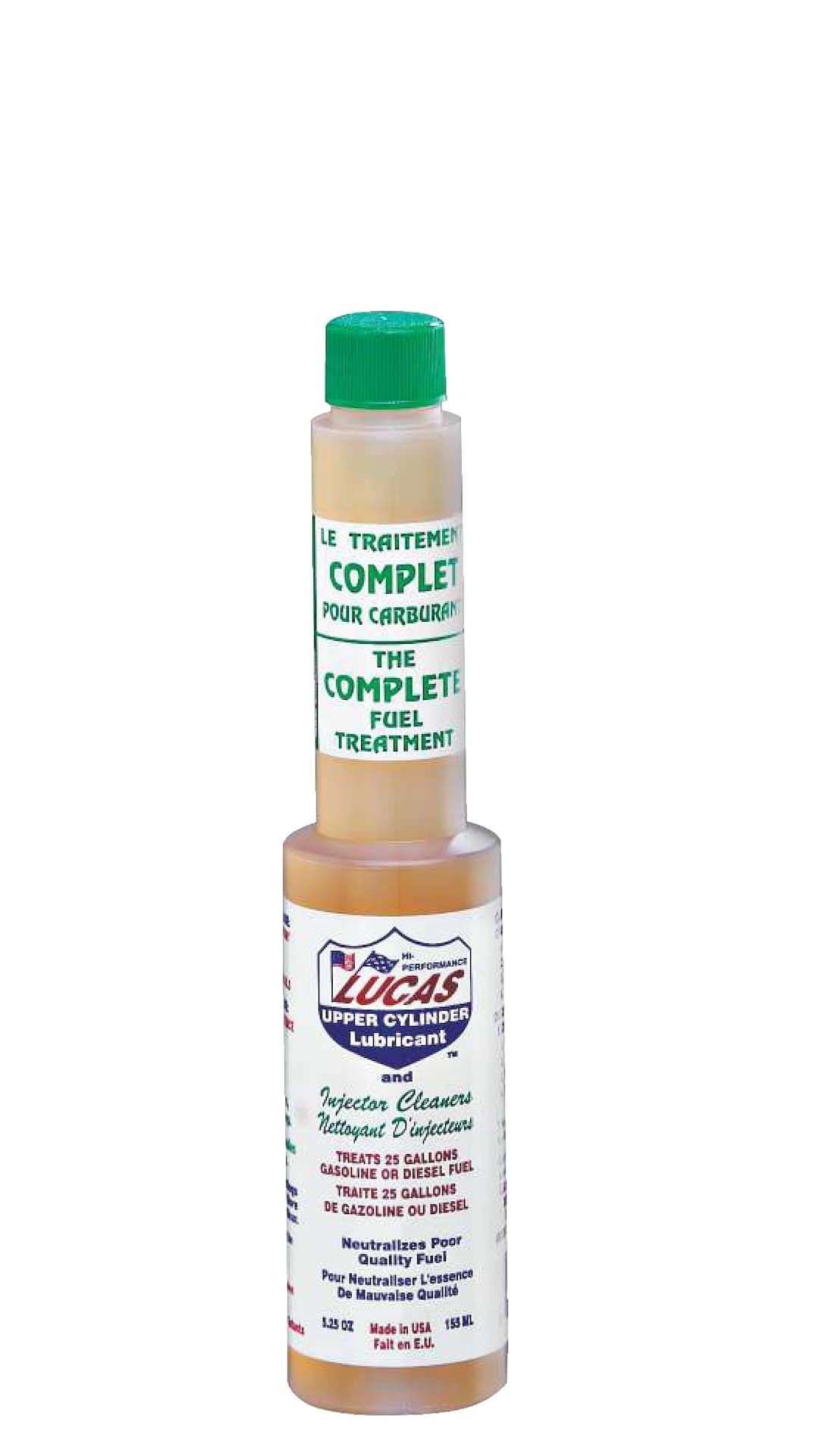 Lucas Oil Fuel Treatment with Upper Cylinder Lubricant & Injector Cleaner, 155-mL