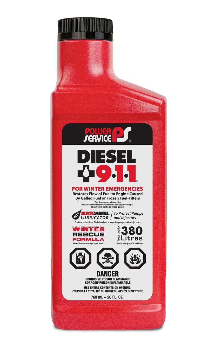 Power Service Diesel 911 Emergency Fuel De-Geller, 769-mL