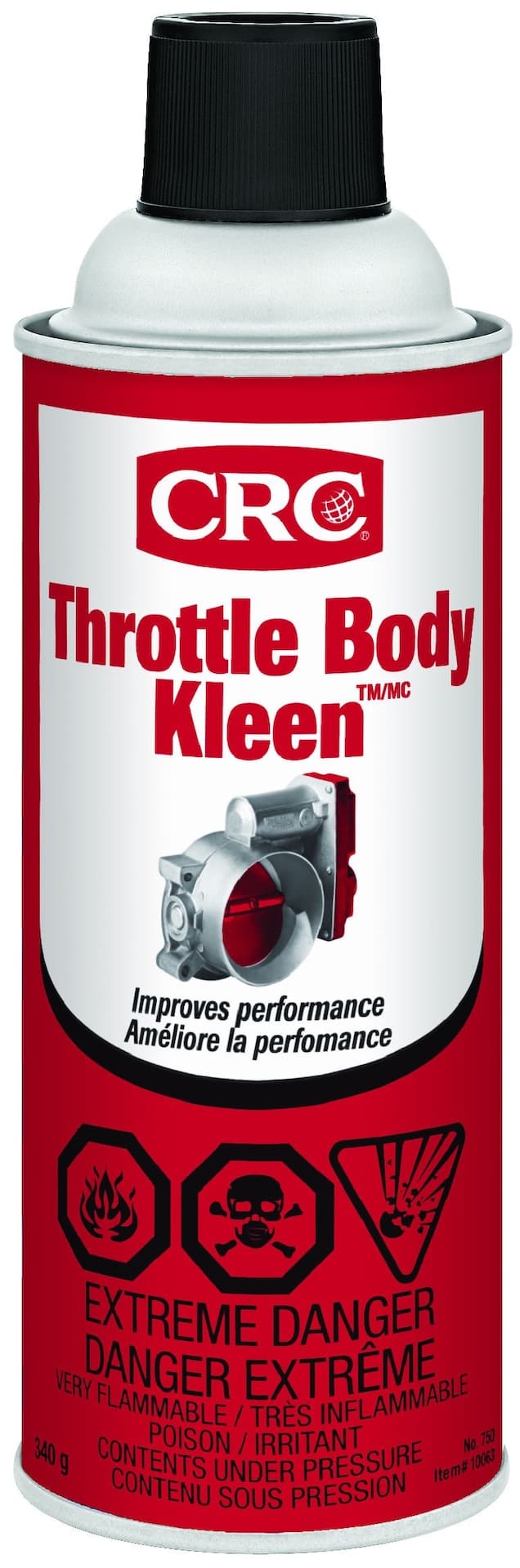 CRC 5078 Throttle Body & Air Intake Cleaner, 340-g