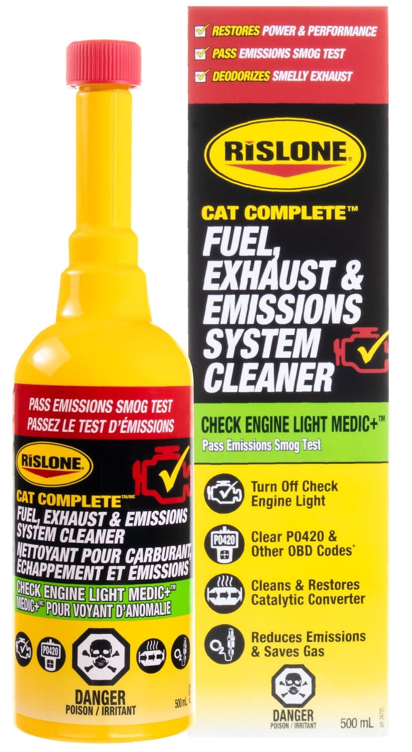 Rislone Cat Complete Fuel, Exhaust & Emissions System Cleaner, 500-mL