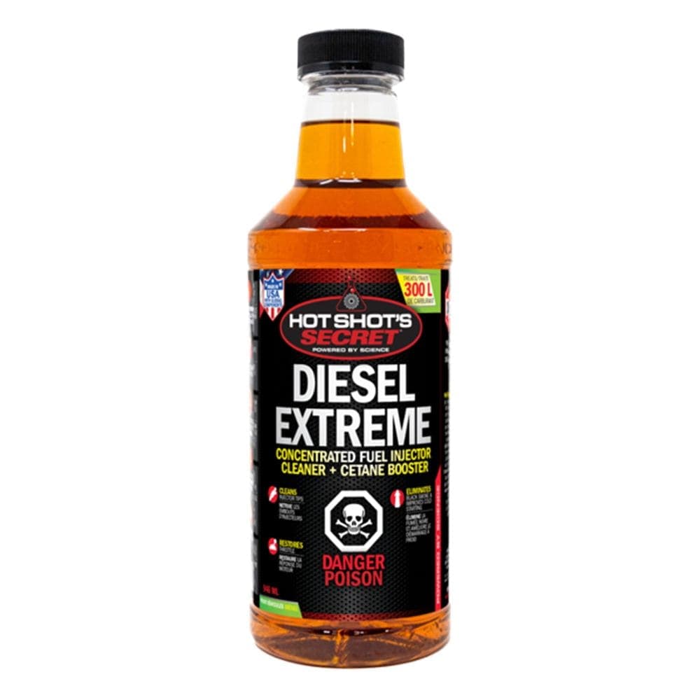 Hot Shots P040432ZF Diesel Extreme Concentrated Fuel Injector Cleaner & Cetane Booster, 950-mL