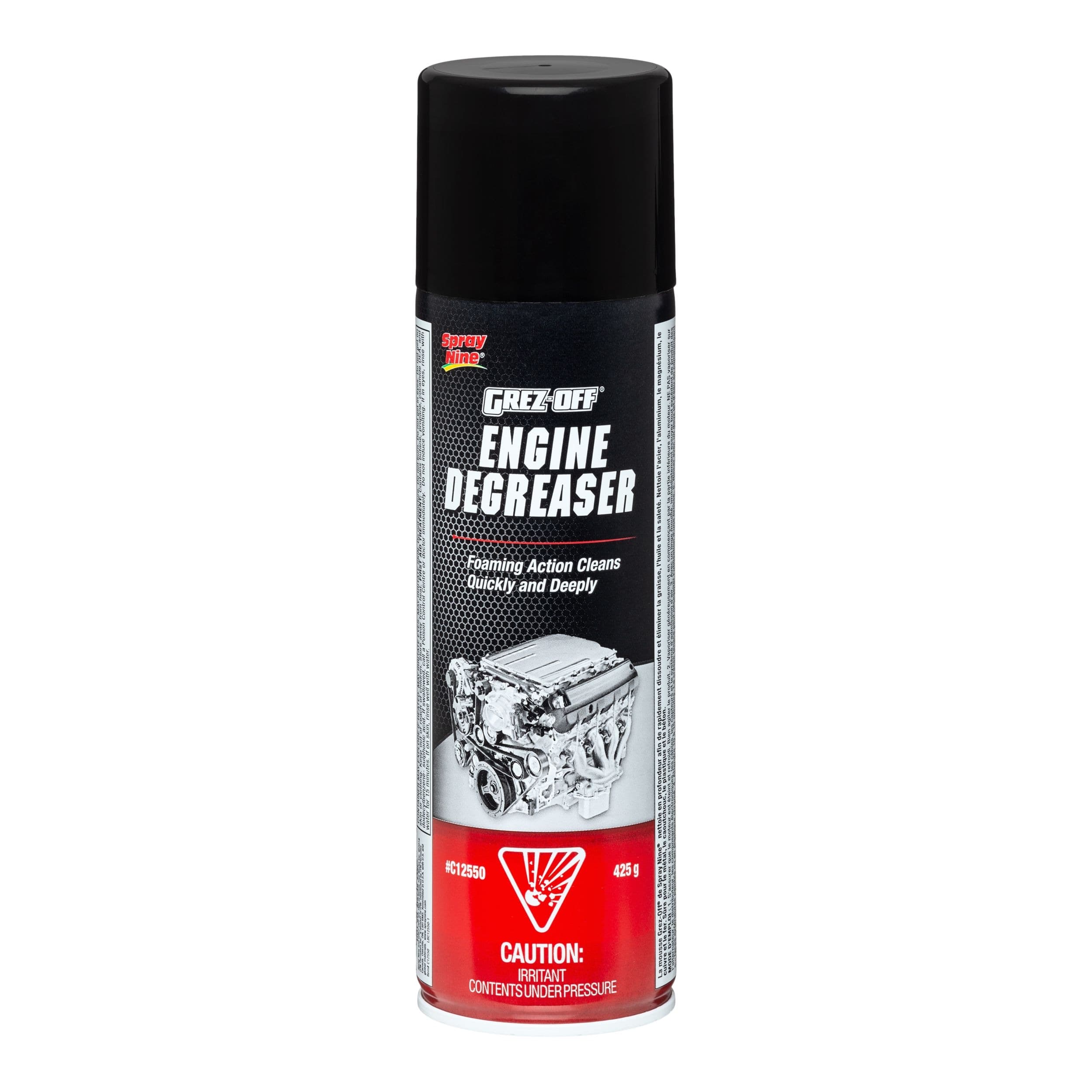 Spray Nine® Grez-Off® Cleaner & Engine Degreaser Spray, 425-g