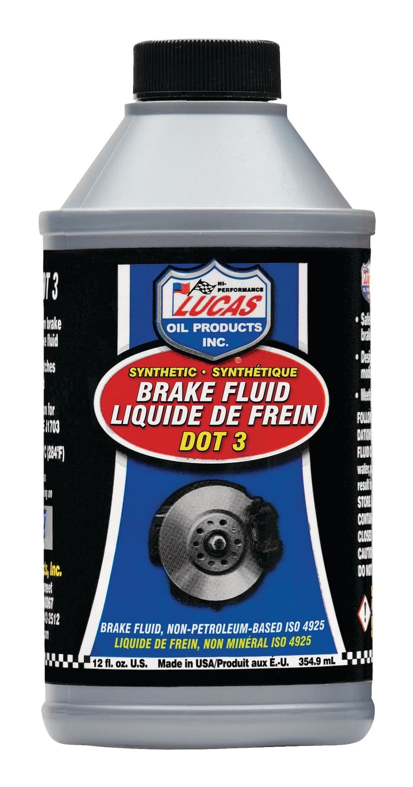 Lucas Oil DOT 3 Synthetic Brake Fluid, 354-mL