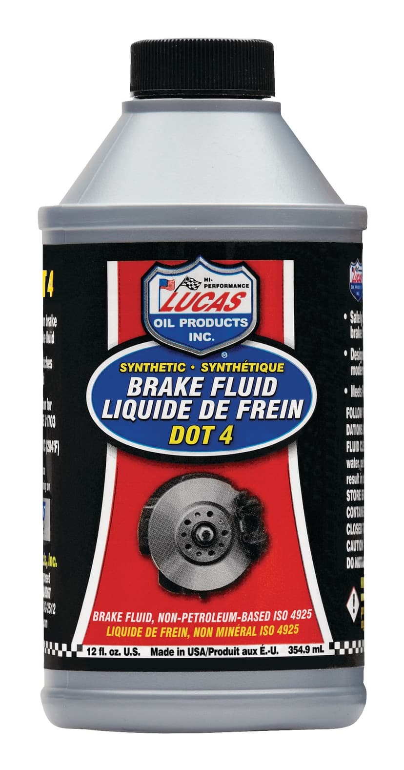 Lucas Oil DOT 4 Synthetic Brake Fluid, 354-mL