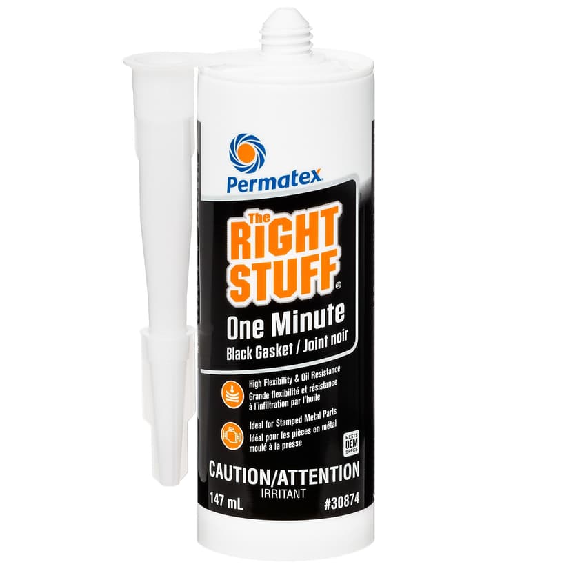 Permatex® the Right Stuff® One minute Gasket, Black, 147-mL