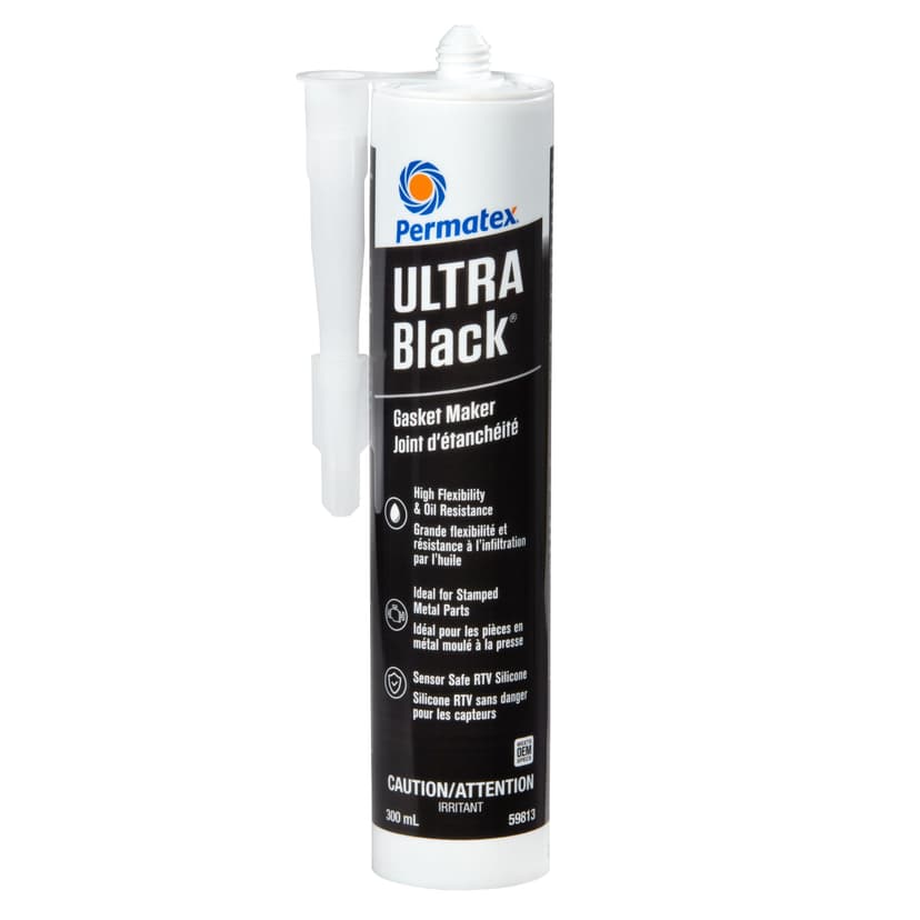 Permatex® 59813 Ultra Black Oil Resistant Gasket Maker 598C, 300-mL