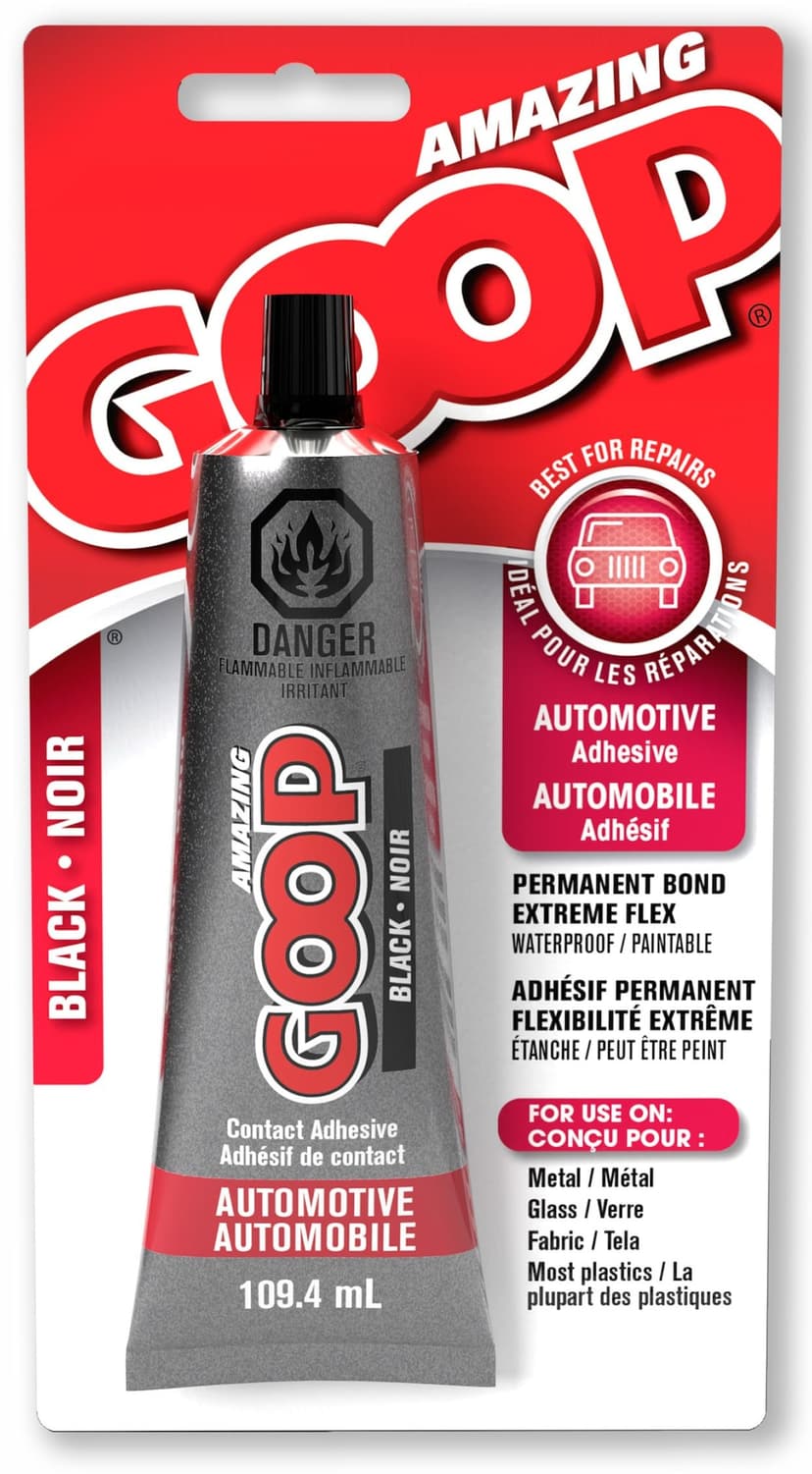 Amazing GOOP Automotive Adhesive, Black, 109-mL