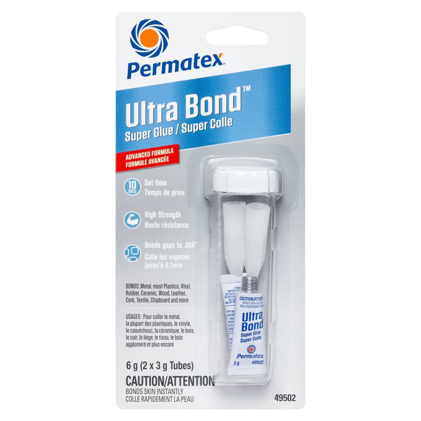 Permatex® Ultra Bond Instant Adhesive, 6-g