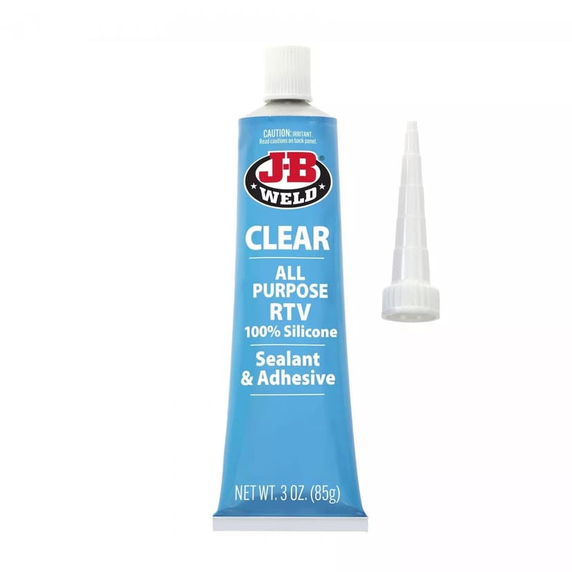 J-B Weld Clear RTV Sealant, 3-oz