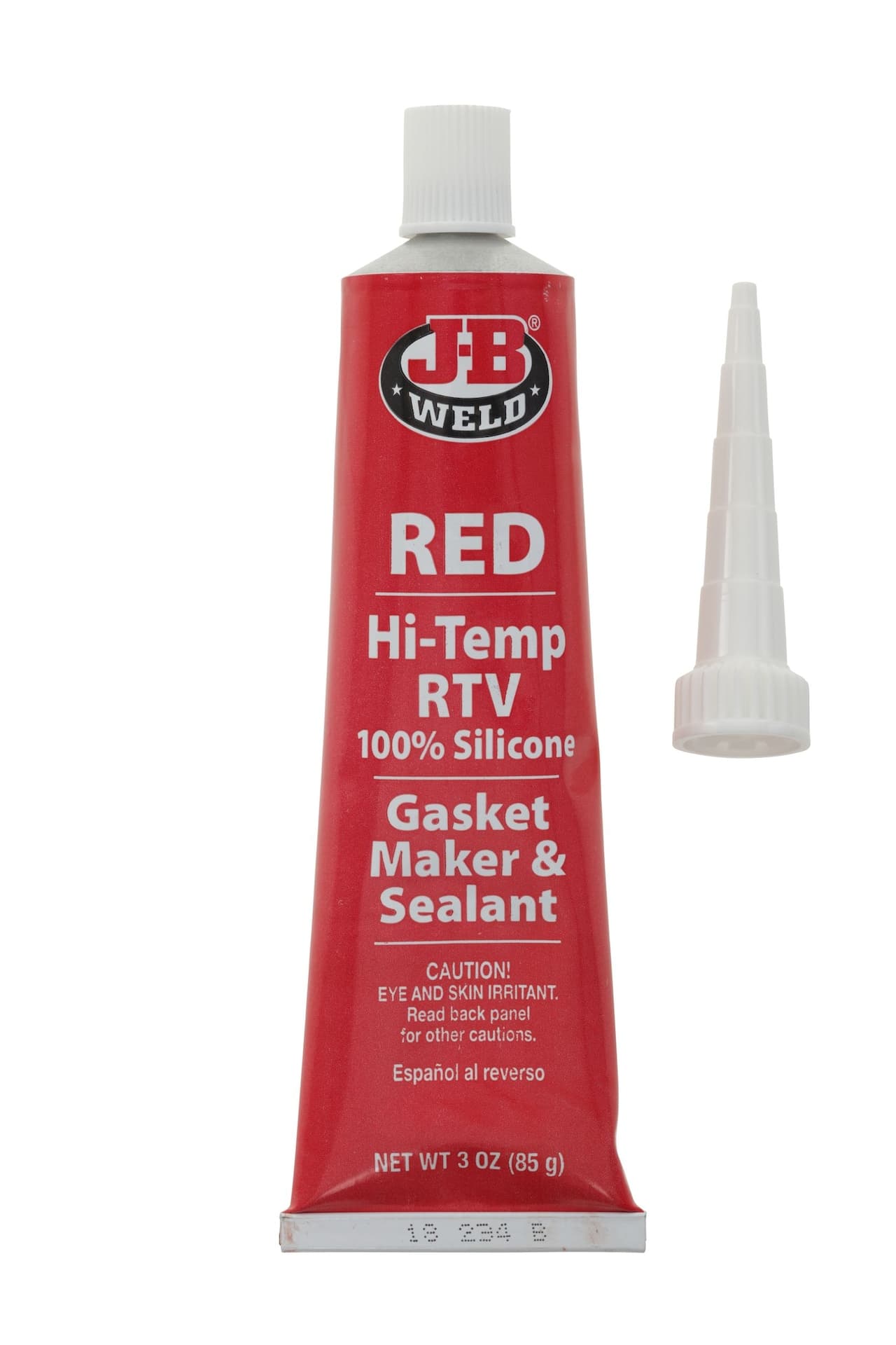 J-B Weld 31314 Hi-Temp Red RTV Silicone Gasket Maker & Sealant, 3-oz
