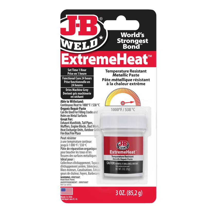 J-B Weld Extreme Heat Metalic Repair Paste, 85-g