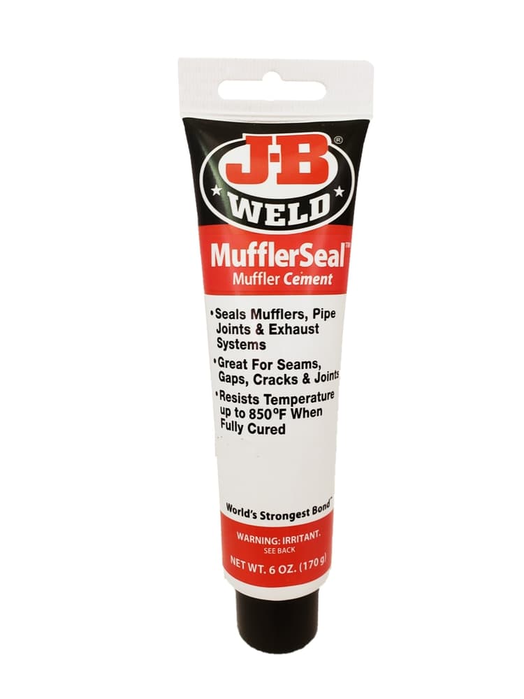J-B Weld 37906 Muffler Seal Muffler Cement Paste Plastic Tube, 6-oz