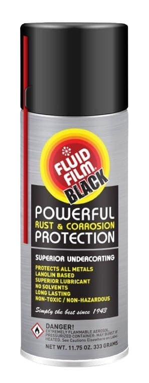 Fluid Film Aerosol Penetrant & Lubricant, Black, 333-g