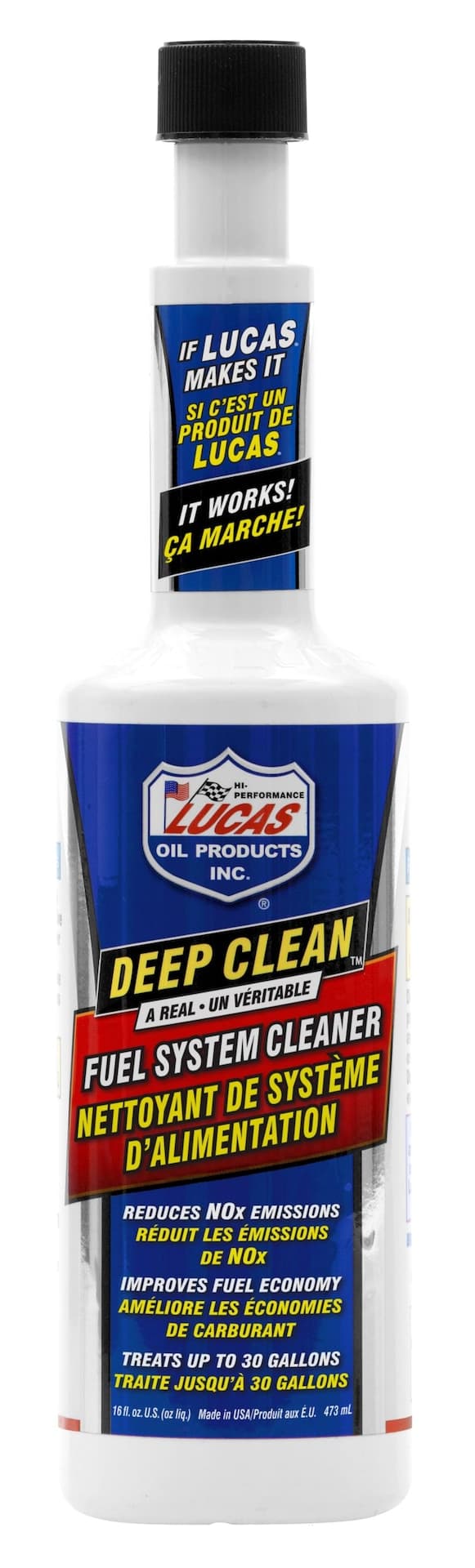 Lucas Oil Deep Clean Fuel System Cleaner additive, 155-mL