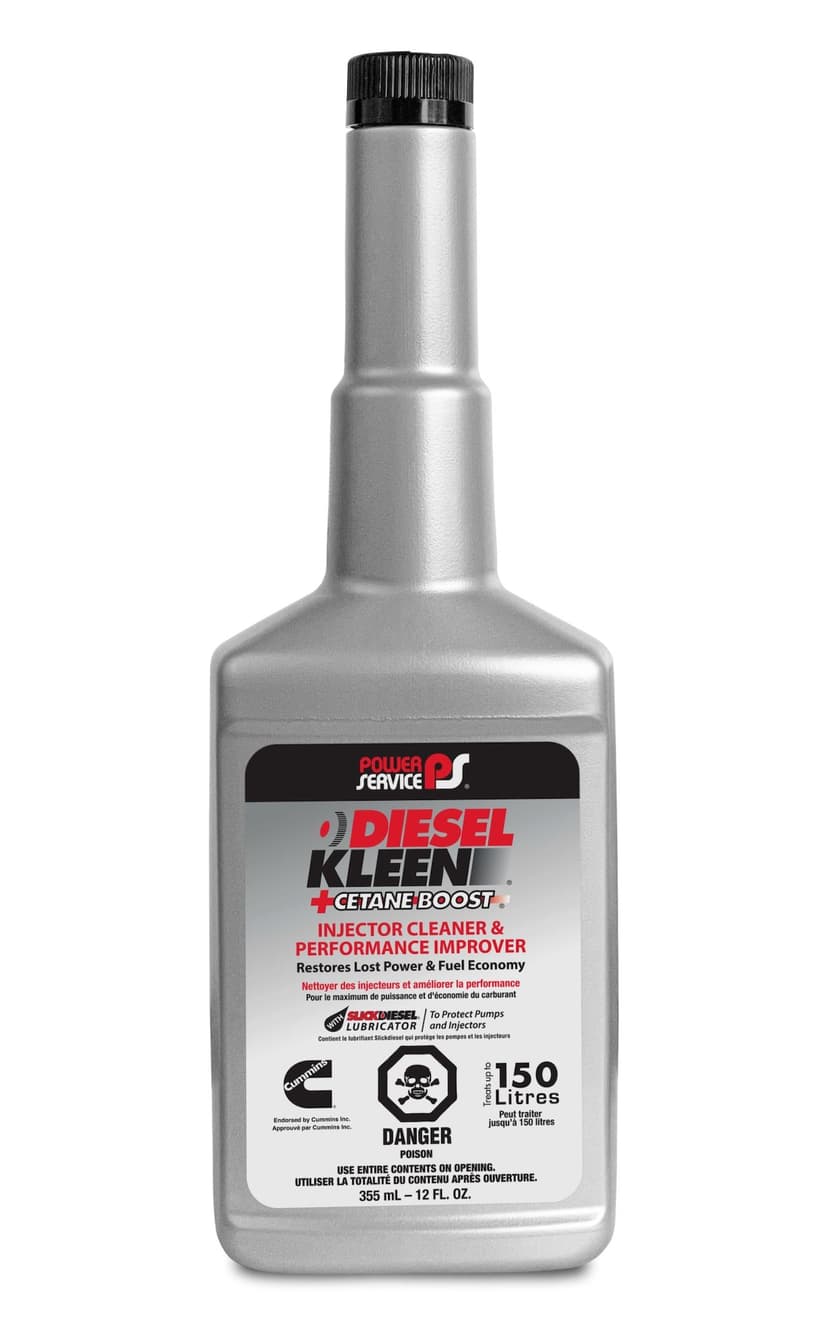 Power Service 3016-09 Diesel Kleen Diesel Injector Cleaner & Performance Improver w/Cetane Boost, 355-mL