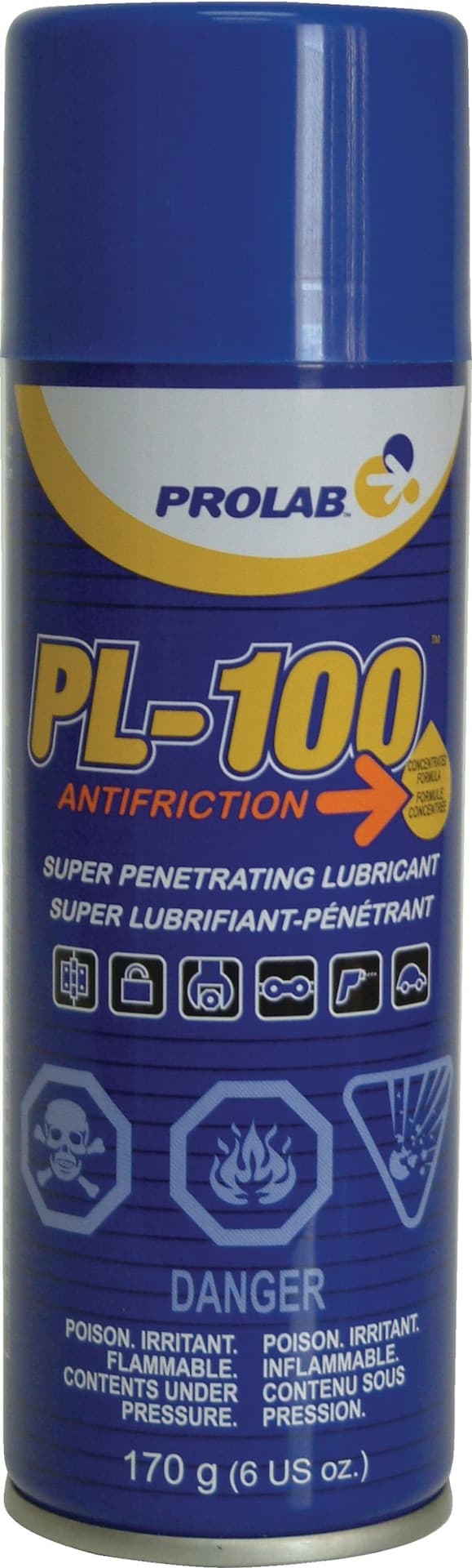 Prolab PL-100 Multi-Purpose Penetrating Lubricant, Antifriction, 170-g