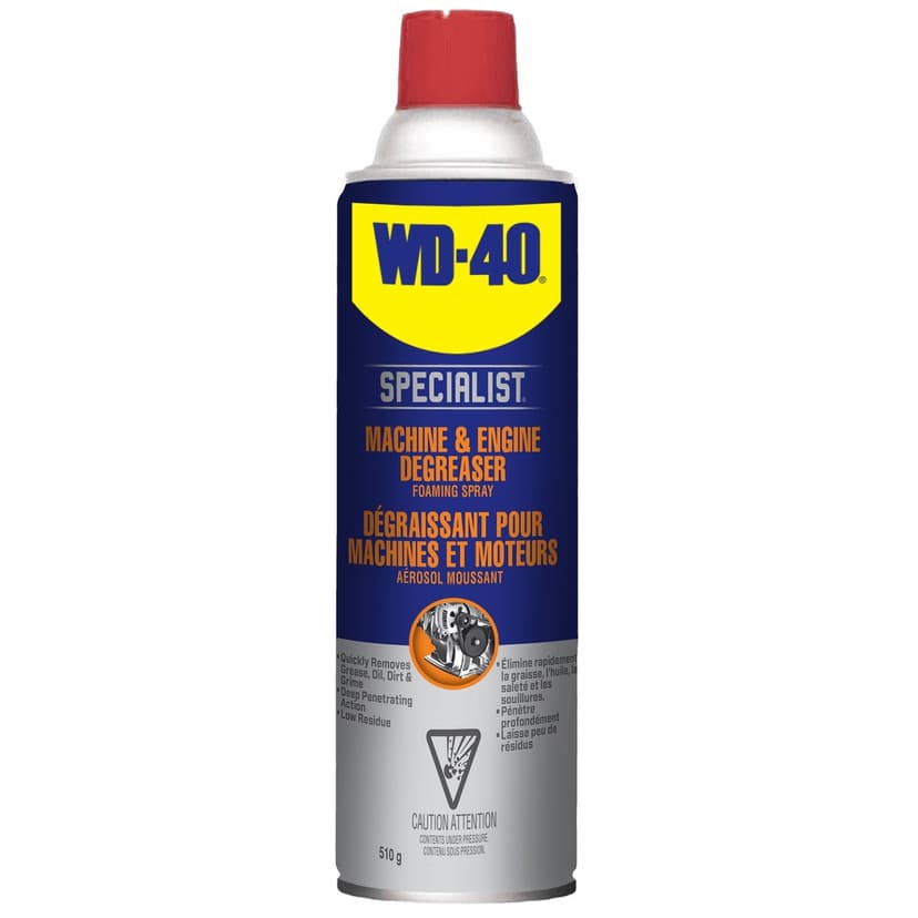 WD-40 Specialist Machine & Engine Degreaser Foaming Spray, 510-g