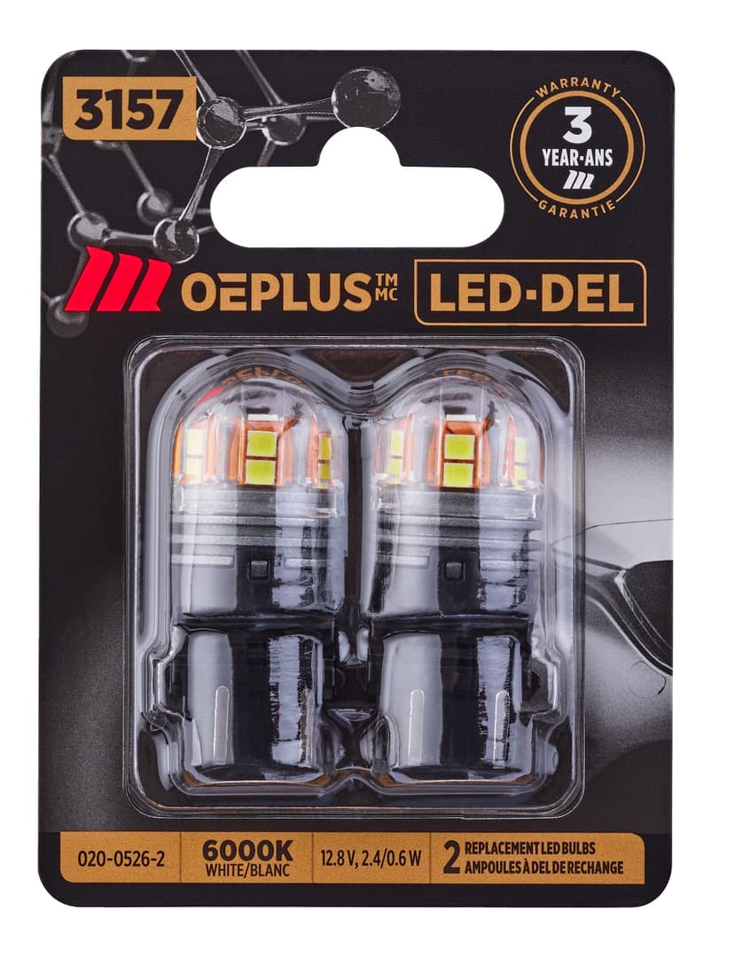 MotoMaster 3157 OEPLUS® LED Mini Bulbs, 2-pk