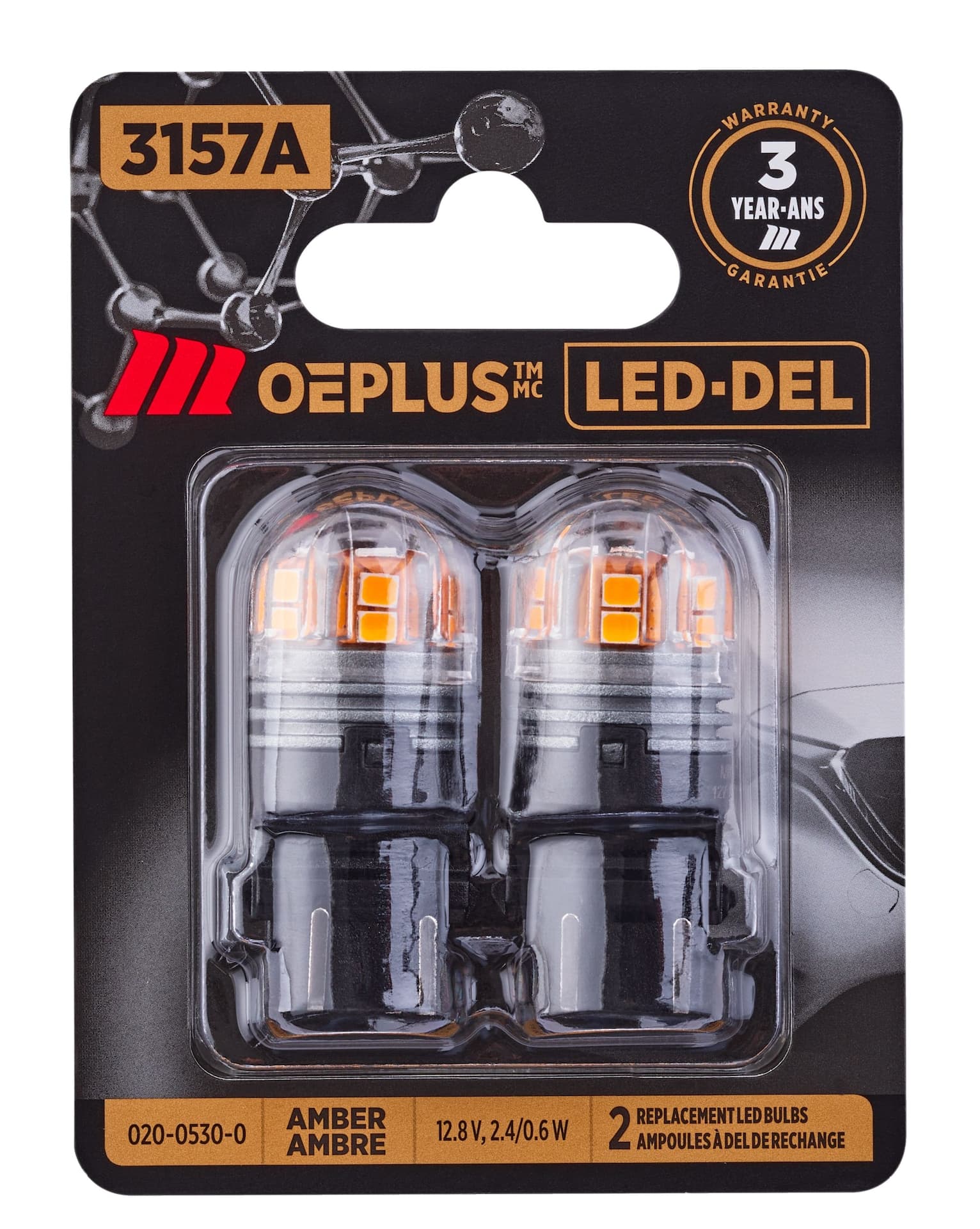 MotoMaster 3157A OEPLUS® LED Mini Bulbs, 2-pk