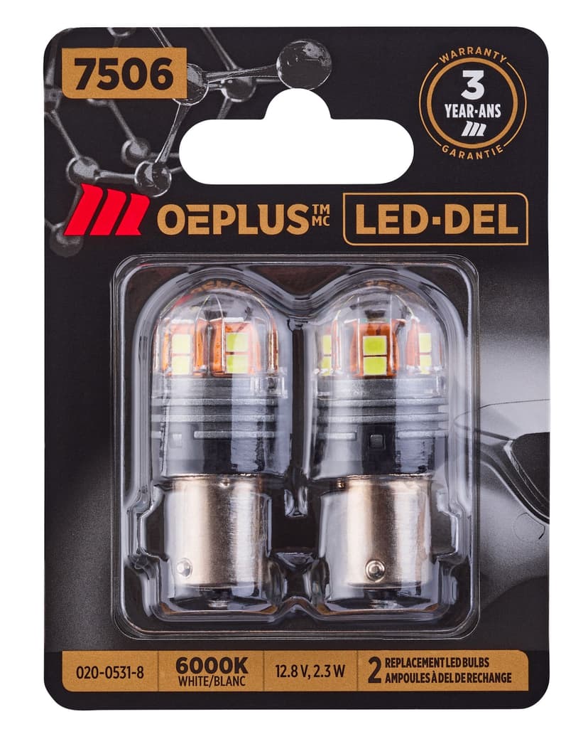 MotoMaster 7506 OEPLUS® LED Mini Bulbs, 2-pk