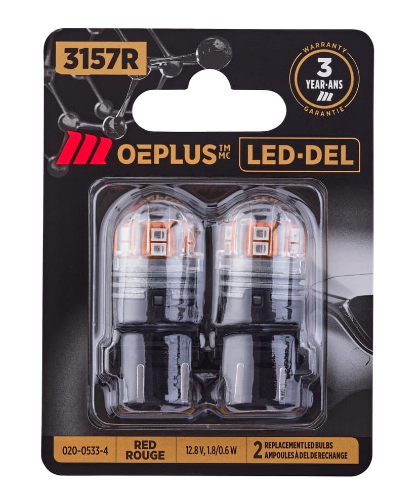 MotoMaster 3157R OEPLUS® LED Mini Bulbs, 2-pk