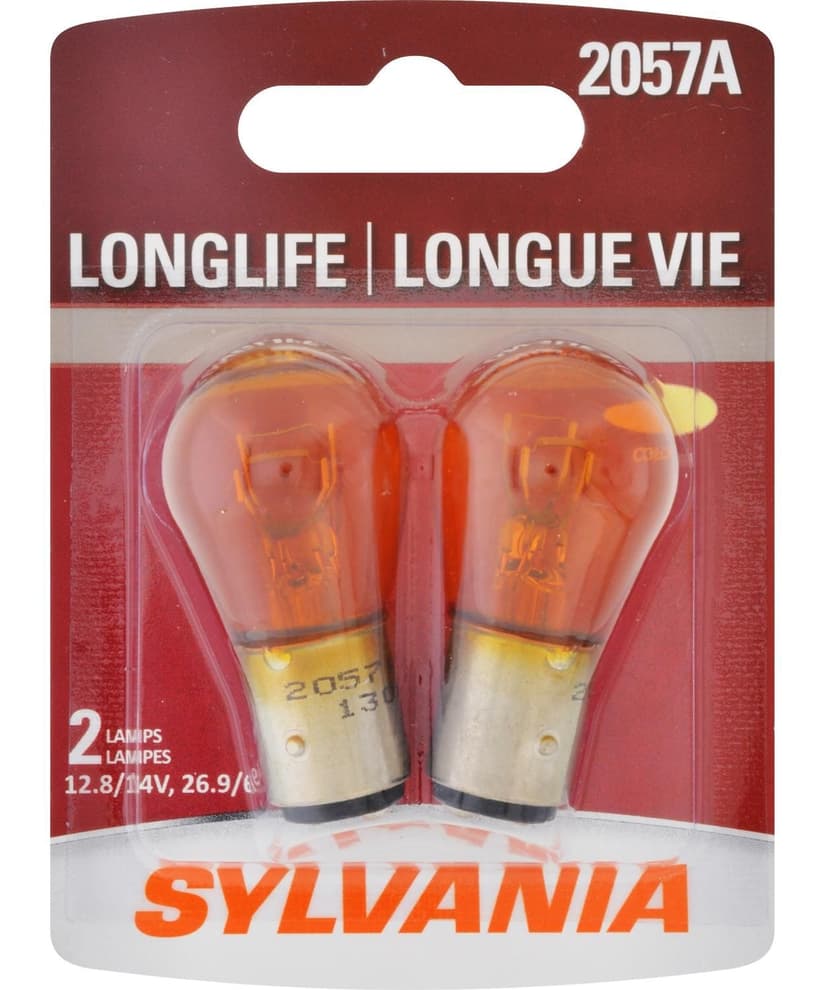 2057A Sylvania Long Life Mini Bulb, 2-pk