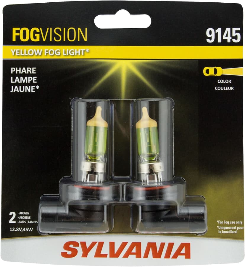 9145 Sylvania FogVision® Yellow Fog Light, 2-pk