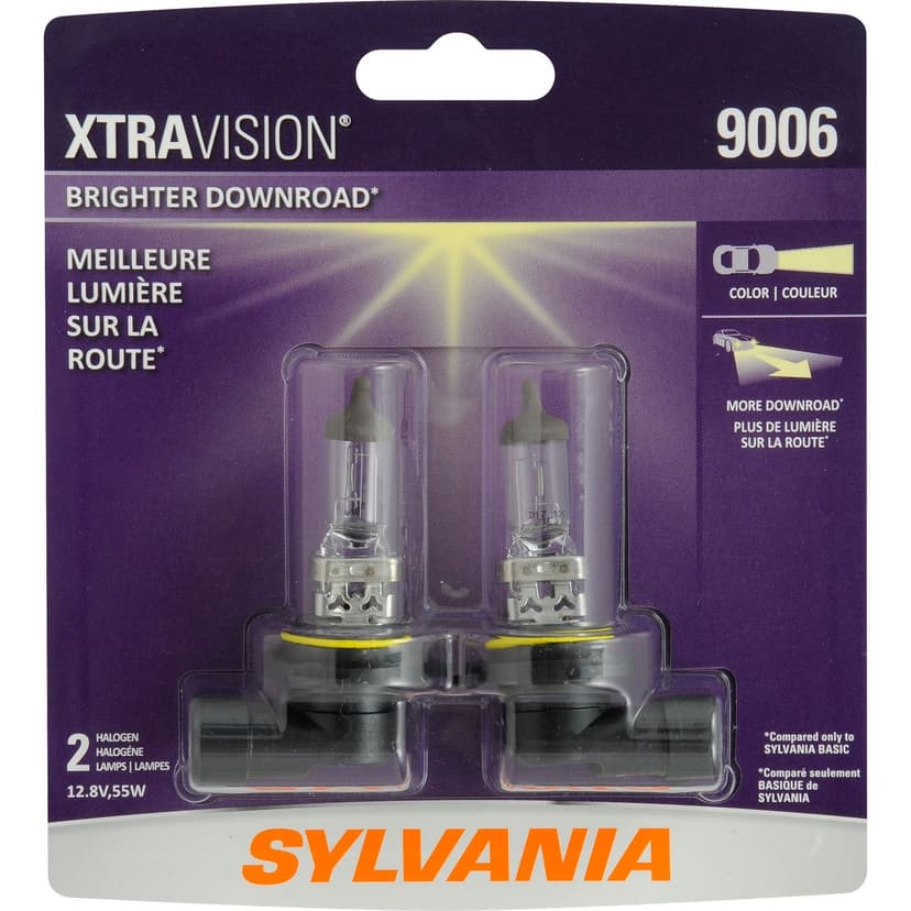 Sylvania 9006 XtraVision® Halogen Headlight Bulb, 2-pk