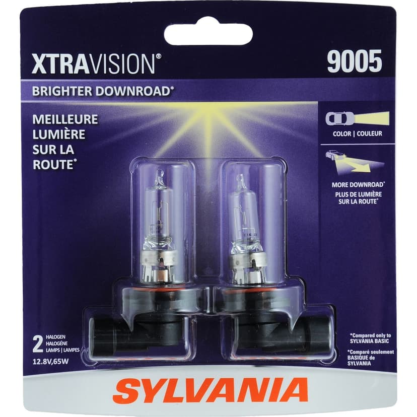 Sylvania 9005 XtraVision® Halogen Headlight Bulb, 2-pk