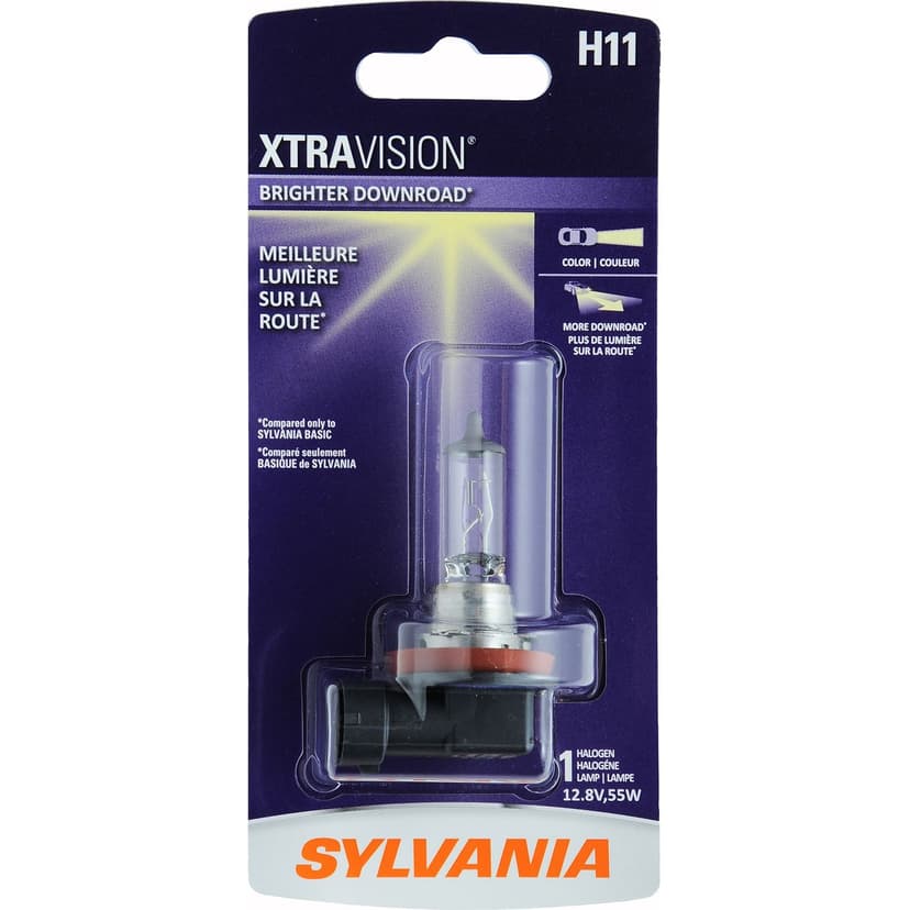Sylvania H11 XtraVision® Halogen Headlight Bulb, 1-pk