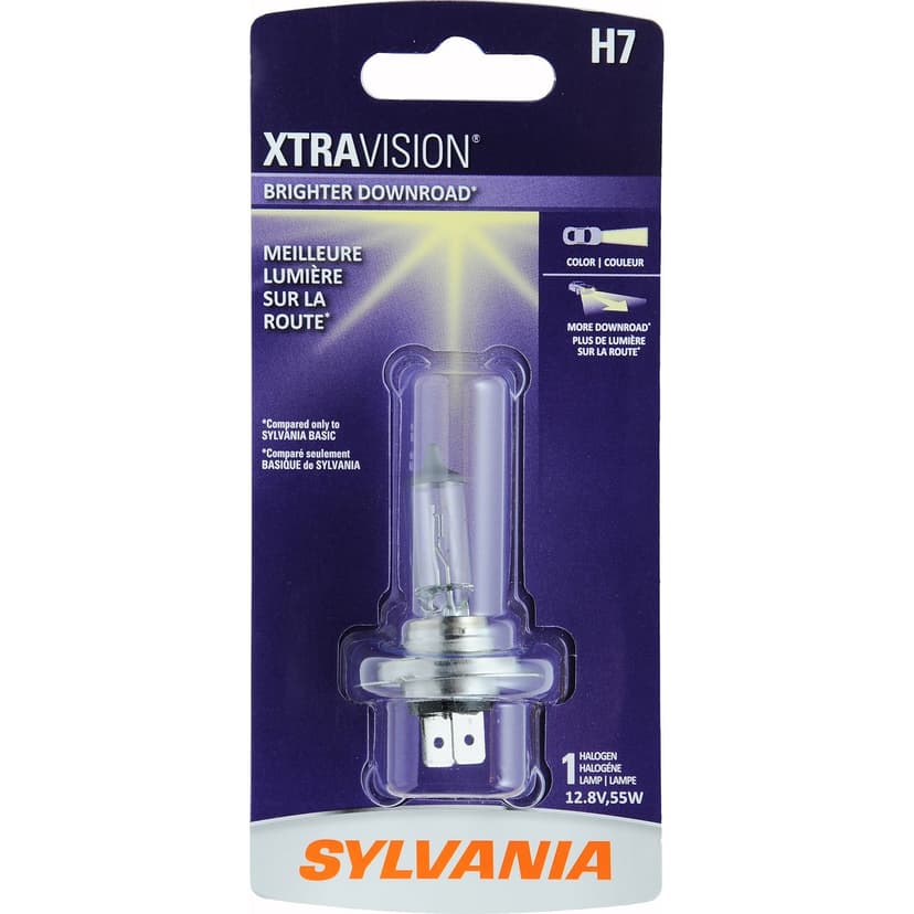 Sylvania H7 XtraVision® Halogen Headlight Bulb, 1-pk