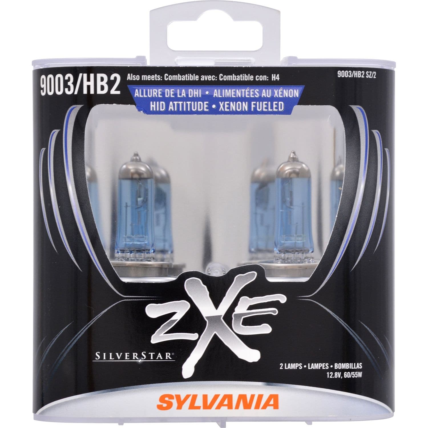 Sylvania 9003 SilverStar® zXe Headlight Bulb, 2-pk