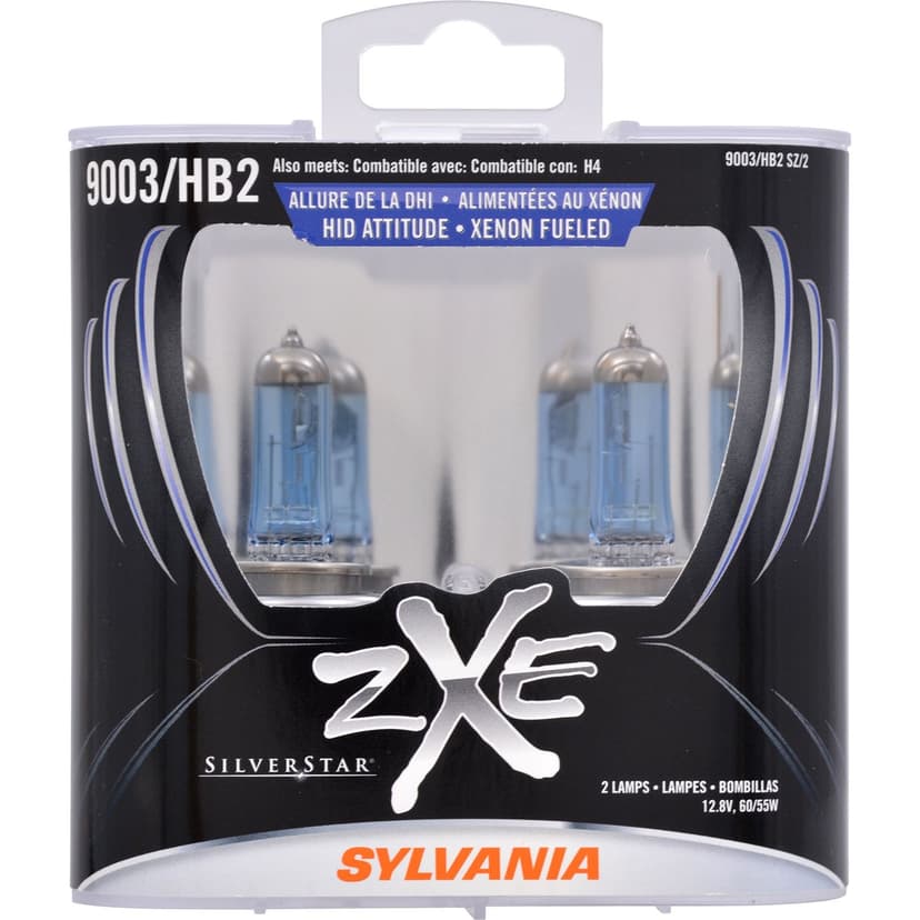 Sylvania 9003 SilverStar® zXe Headlight Bulb, 2-pk