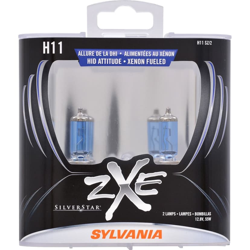 Sylvania H11 SilverStar® zXe Halogen Headlight Bulb, 2-pk