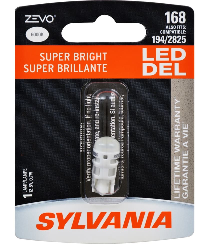 168 Sylvania ZEVO® LED Mini Bulb, Super Bright