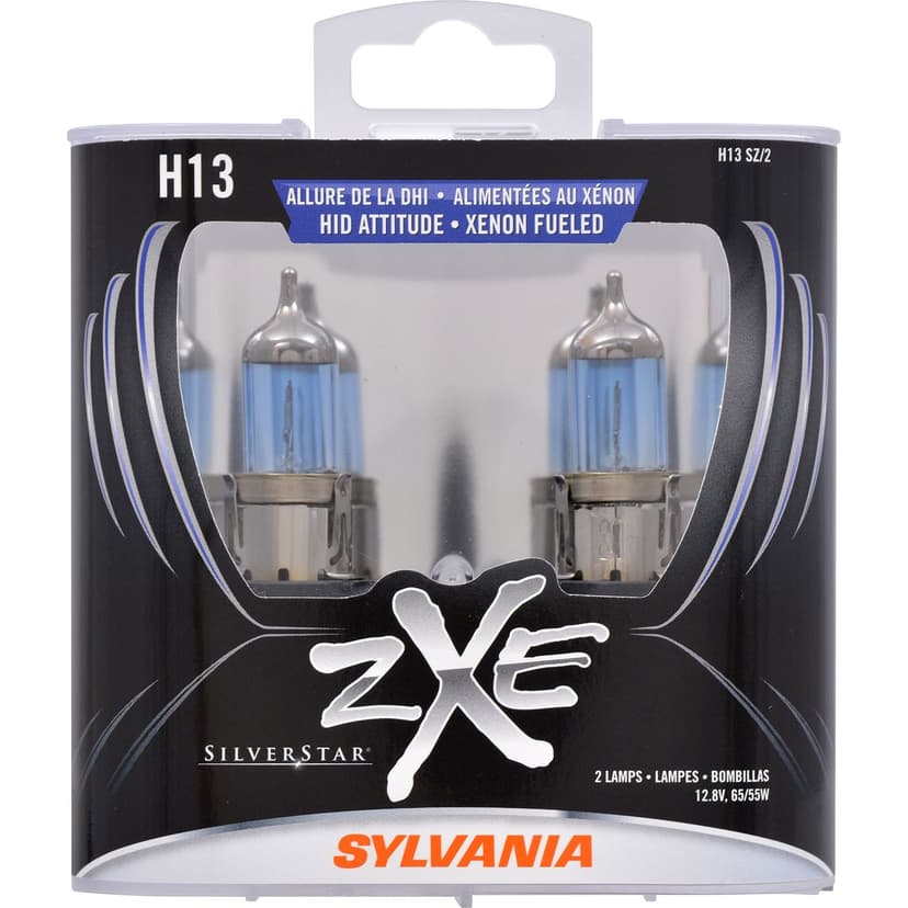 Sylvania H13 SilverStar® zXe Halogen Headlight Bulb, 2-pk