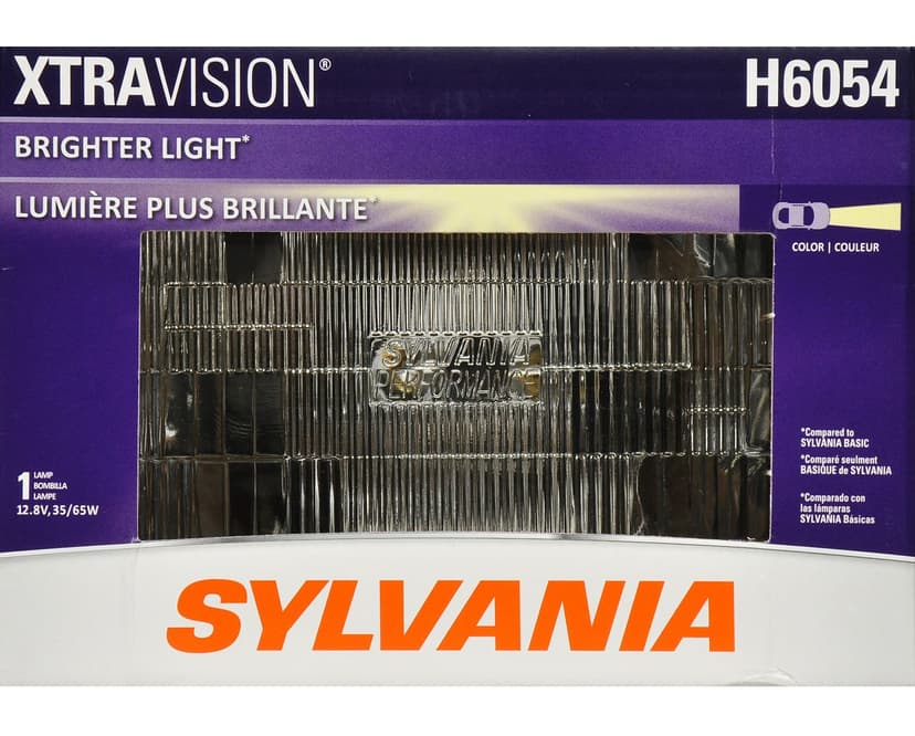 SYLVANIA H6054 XtraVision® Sealed Beam Headlight, Brighter Light, 1-pk