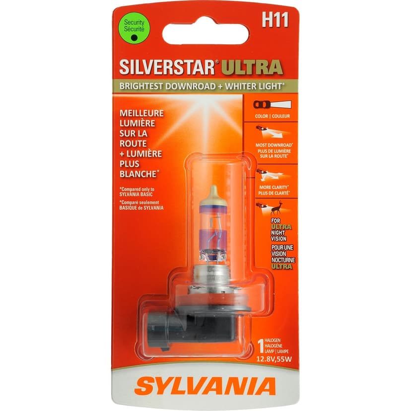 Sylvania H11 SilverStar® ULTRA Performance Halogen Headlight Bulb, 1-pk