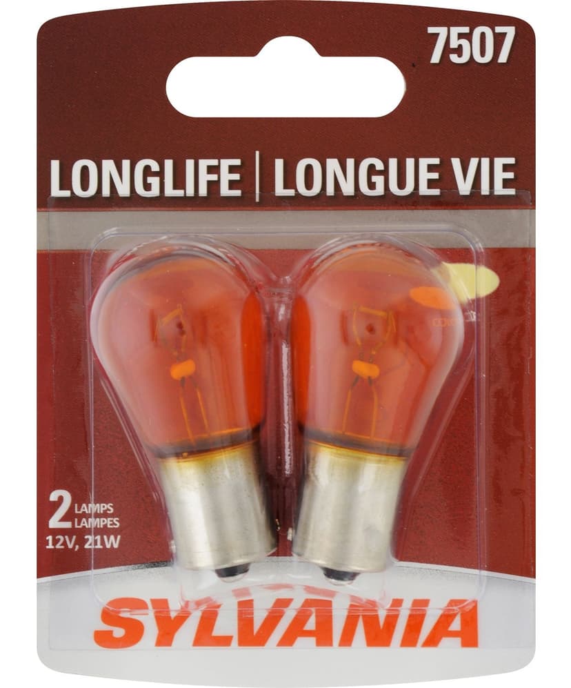 7507 Sylvania Long Life Mini Bulb, 2-pk