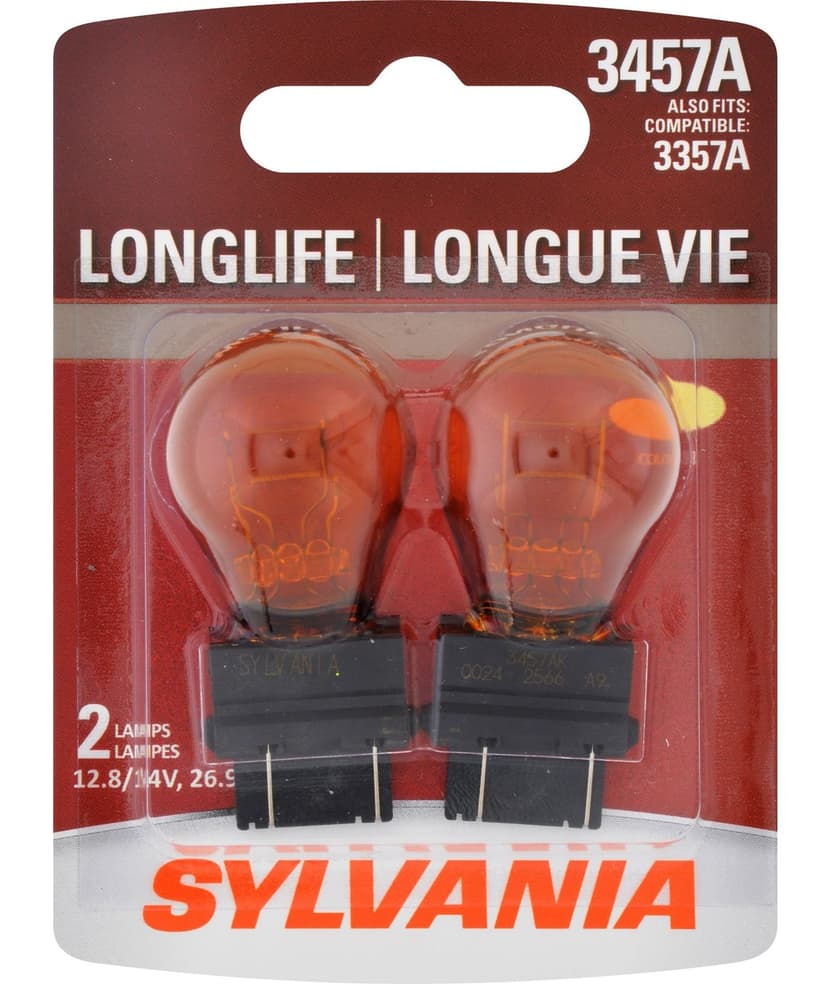 345A Sylvania Long Life Mini Bulb, 2-pk
