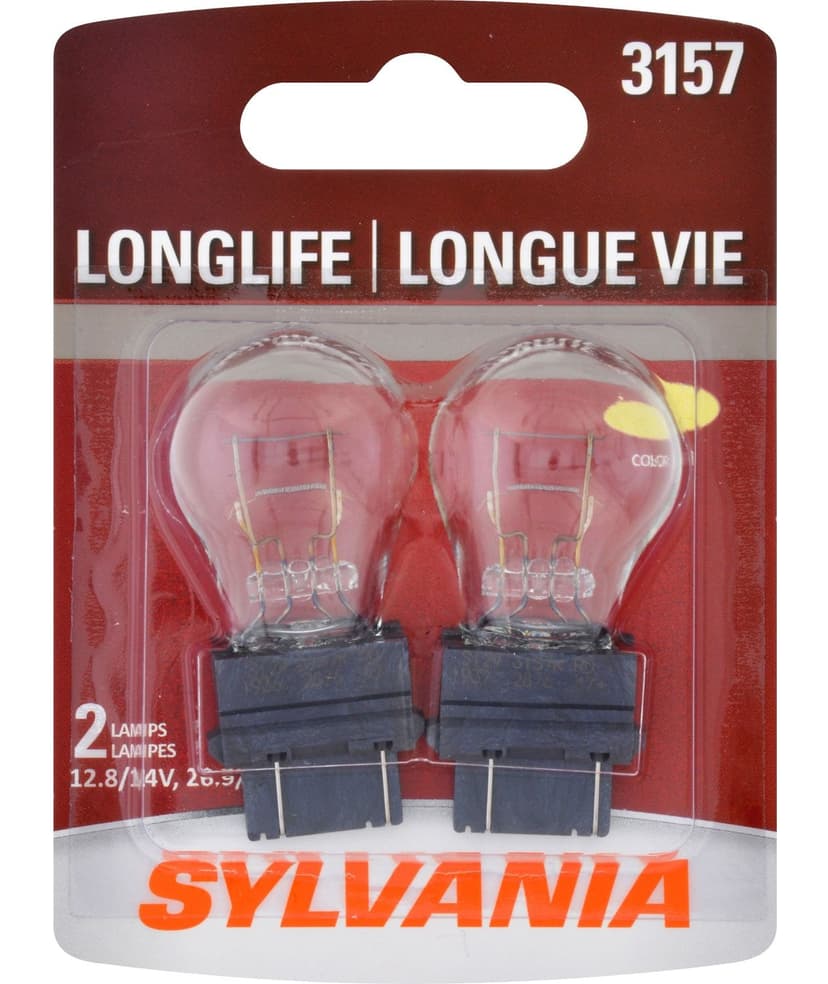 3157 Sylvania Long Life Mini Bulb, 2-pk