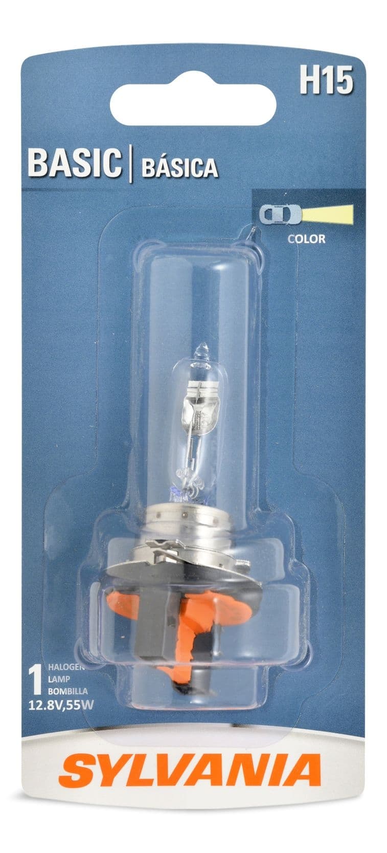 Sylvania H15 Basic Automotive Halogen Headlight Bulb, 1-pk