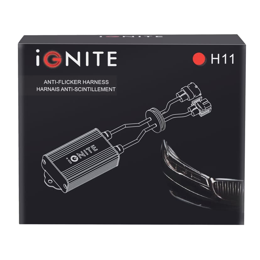 H11 Ignite Anti Flicker/LED Headlight Harness
