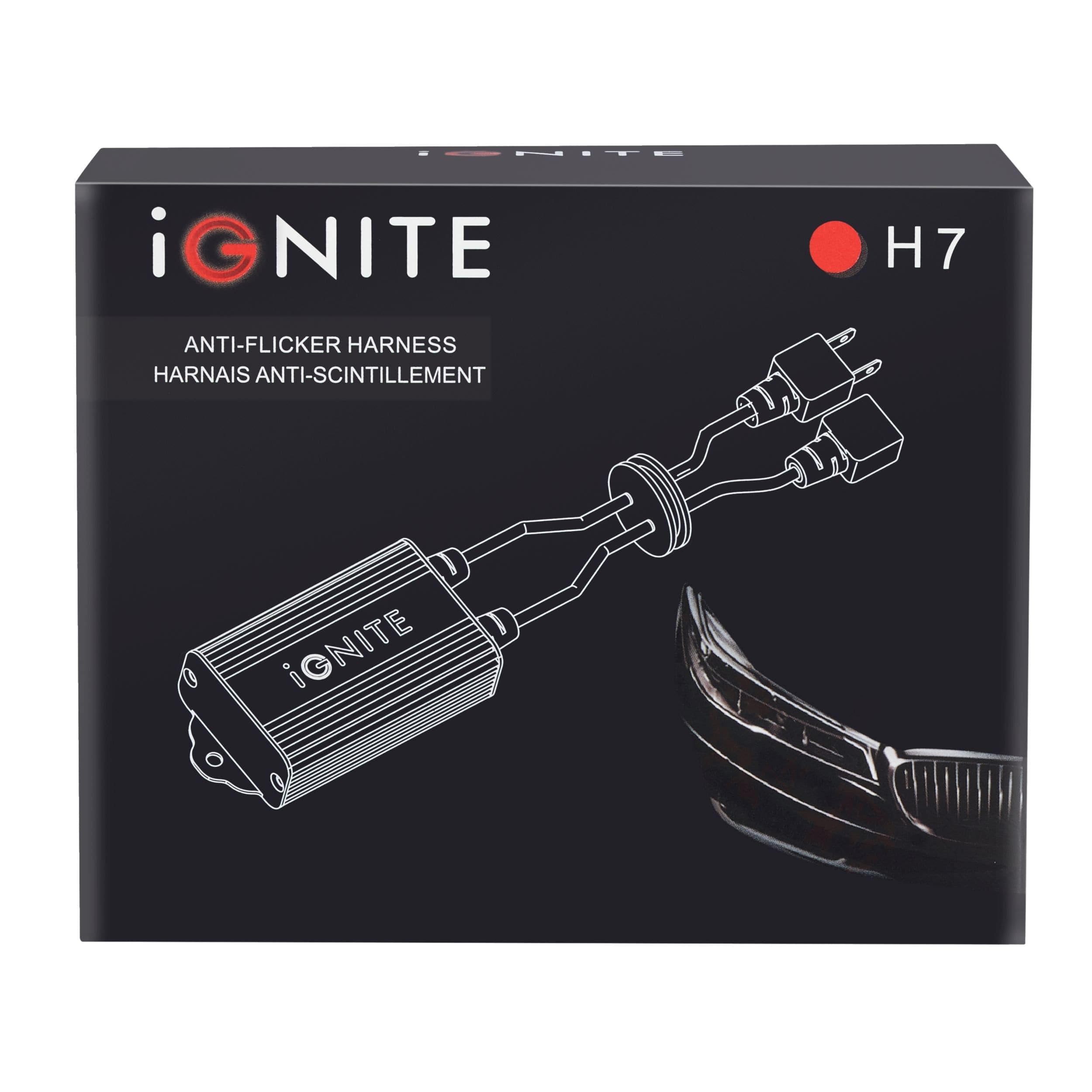 H7 Ignite Anti Flicker/LED Headlight Harness