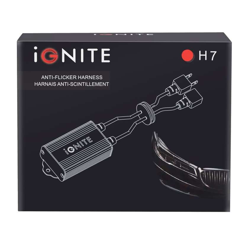 H7 Ignite Anti Flicker/LED Headlight Harness