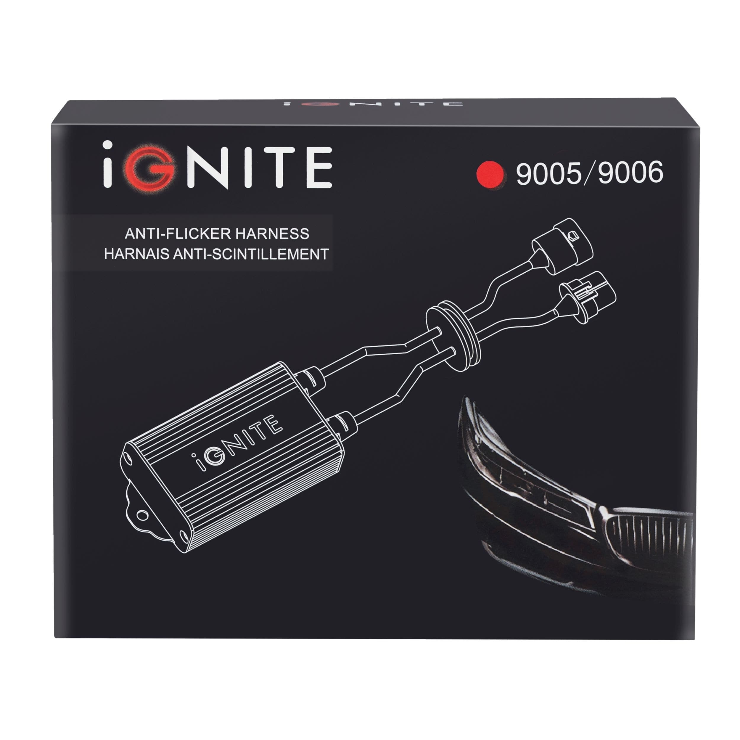 9005/9006 Ignite Anti Flicker/LED Headlight Harness