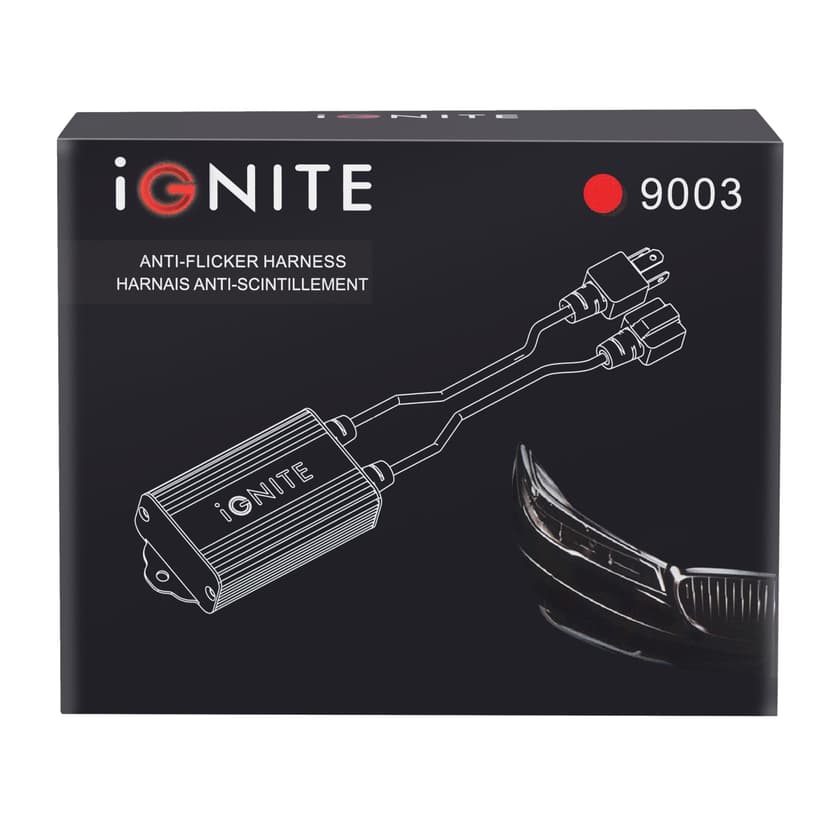 9003 Ignite Anti Flicker/LED Headlight Harness