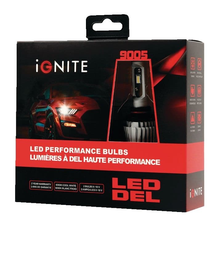 Ignite LED Headlights, 9005, 6000K Cool White, 2 pk